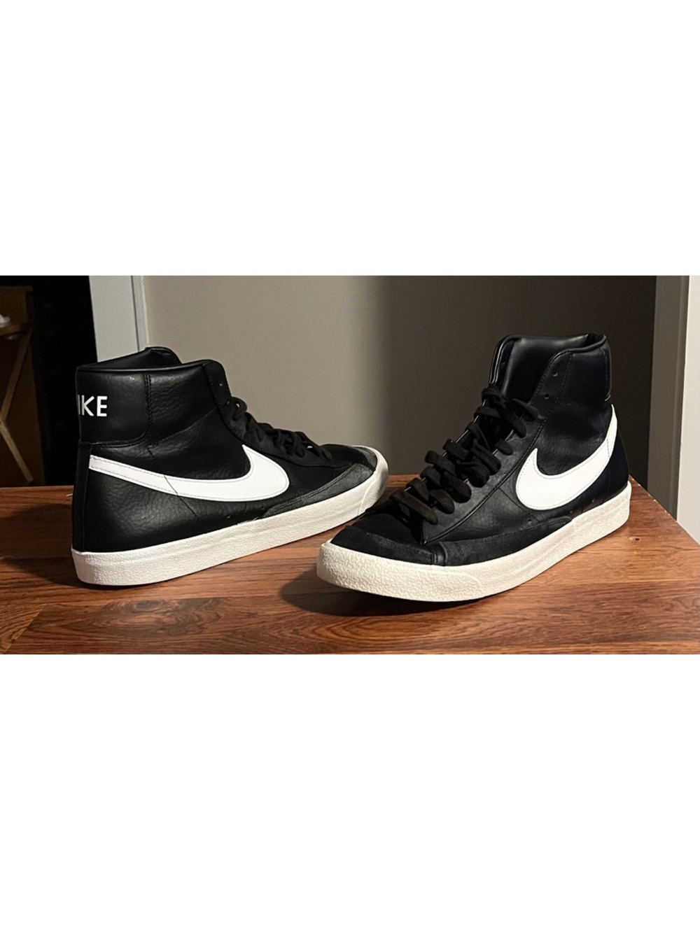 Nike Blazer Mid 77 Vintage Black Sail Size 13